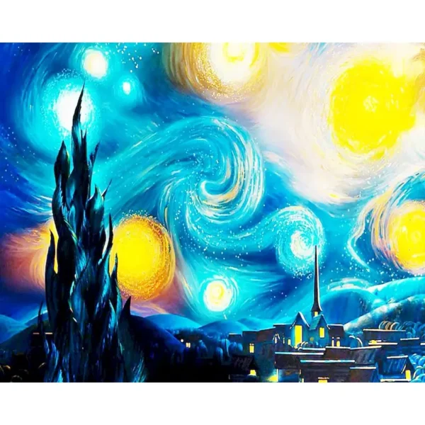 tableau peinture paysage