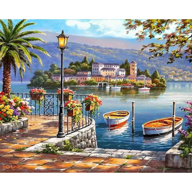 peinture tableau paysage