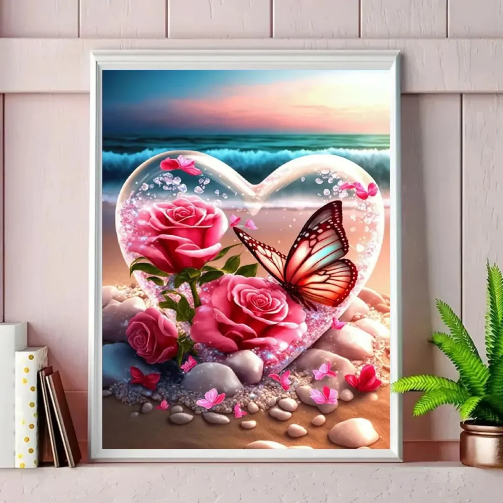 peintures tableaux fleurs